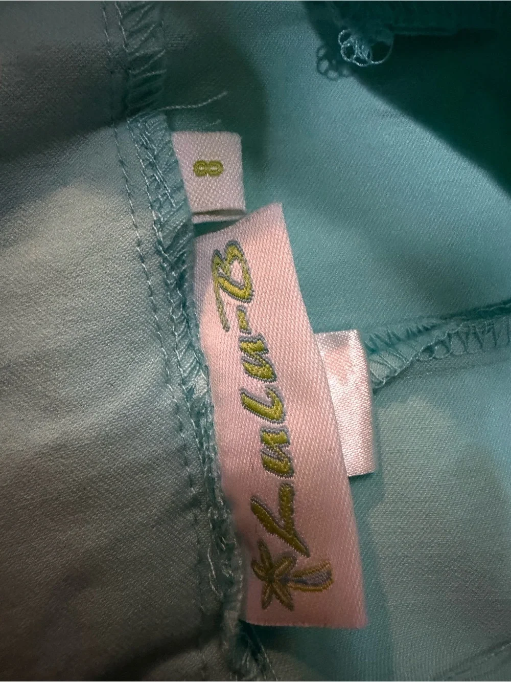 Lula B Aqua Pull-On Mini skirt